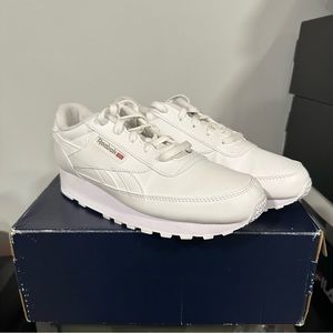 Reebok CL Renaissance Athletic Shoes White/Steel V67018 Women’s Size 9.5 Wide